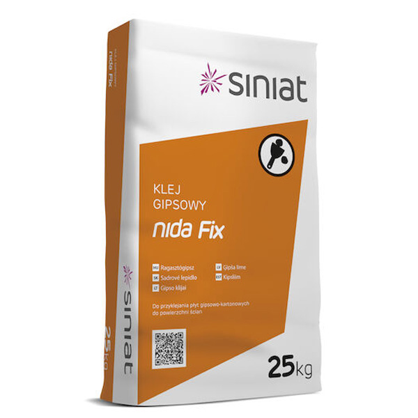 NIDA FIX ragaszt gipsz 25kg SINIAT91102